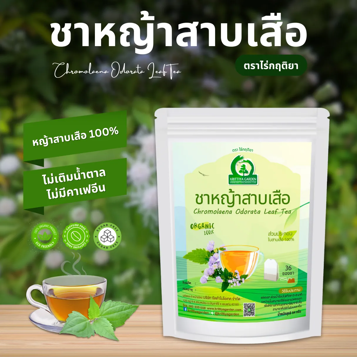 ชาหญ้าสาบเสือ